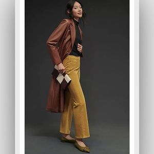 Avec Les Filles Faux Leather Trench Coat